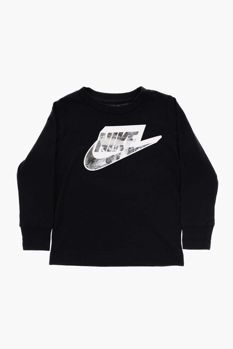 ナイキ NIKE KIDS ロング衣袂ティーシャツ ティーシャツ ボーイズ 黒いこと Long sleeve t-shirts 86K302-023 関税 貨物輸送無料 dk