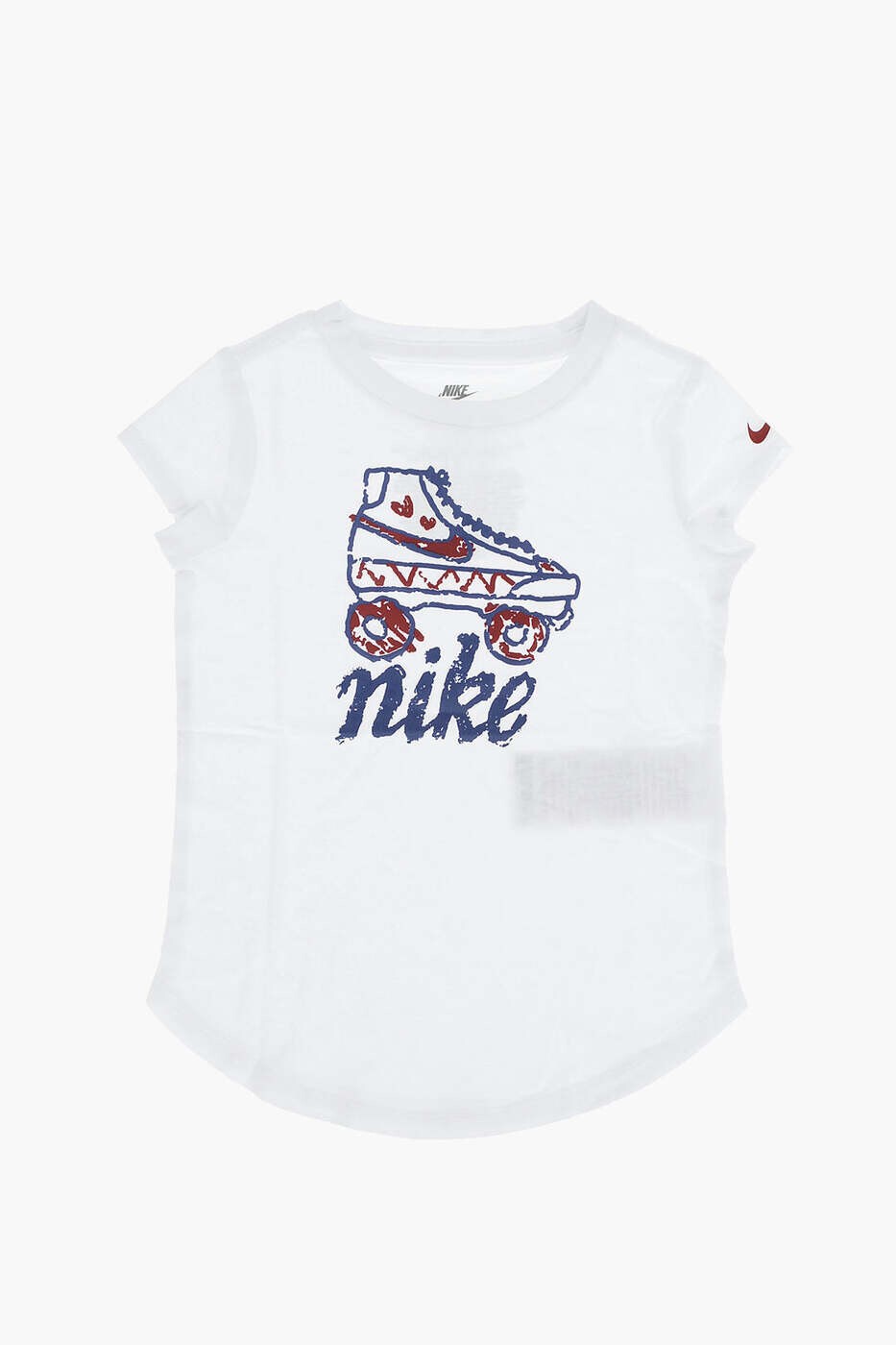 ナイキ NIKE KIDS ロング捩りプルオーバー プルオーバー ガールズ 白いこと Long sleeve t-shirts 36J945-001 関税 貨物輸送無料 dk