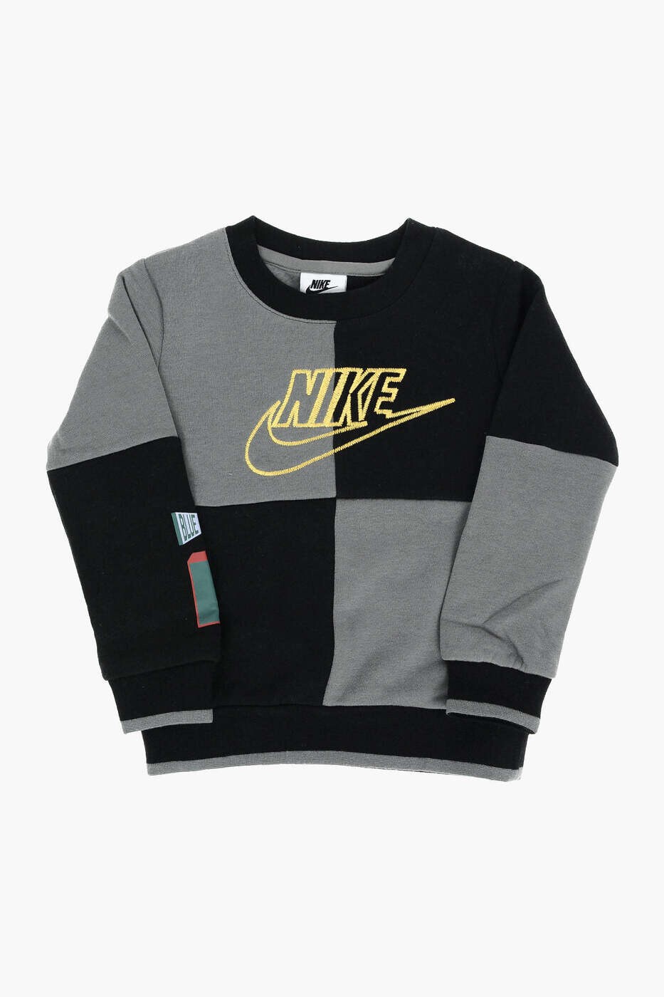 ナイキ NIKE KIDS クルーネックスウェットシャツ 調教師 ボーイズ 黒いこと Crew neck sweatshirts 86J796-023 関税 貨物輸送無料 dk