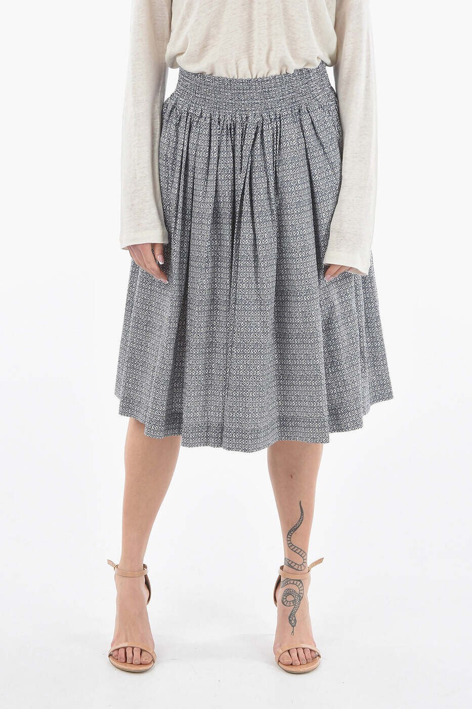 羊毛金持ち WOOLRICH スコート レディース 青み Skirts COWWGON0334UT1510 8283 関税 貨物輸送無料 dk