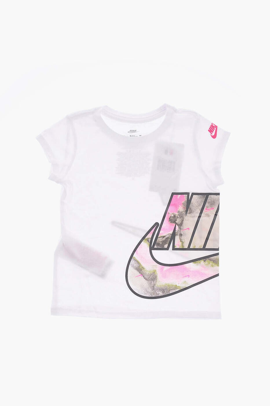 ナイキ NIKE KIDS ロング衣袂ティーシャツ ティーシャツ ガールズ 白いこと Long sleeve t-shirts 36K291-001 関税 貨物輸送無料 dk