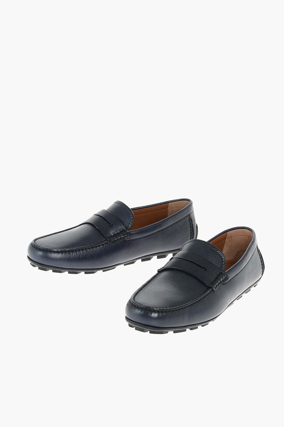 ゼニア ZEGNA 置き目毛皮 メンズ 青色 Loafers A4350X LHTAK ARE 関税 貨物輸送無料 dk