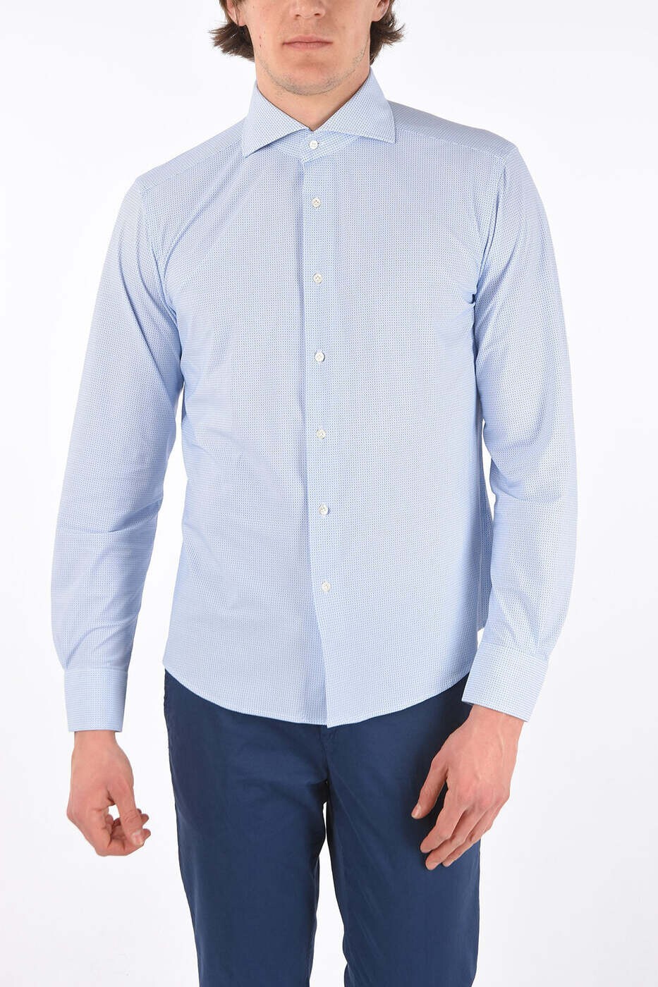 ALEX INGH シャツ メンズ ブルー Shirts LEO11/P1200004 関税 送料無料 dk