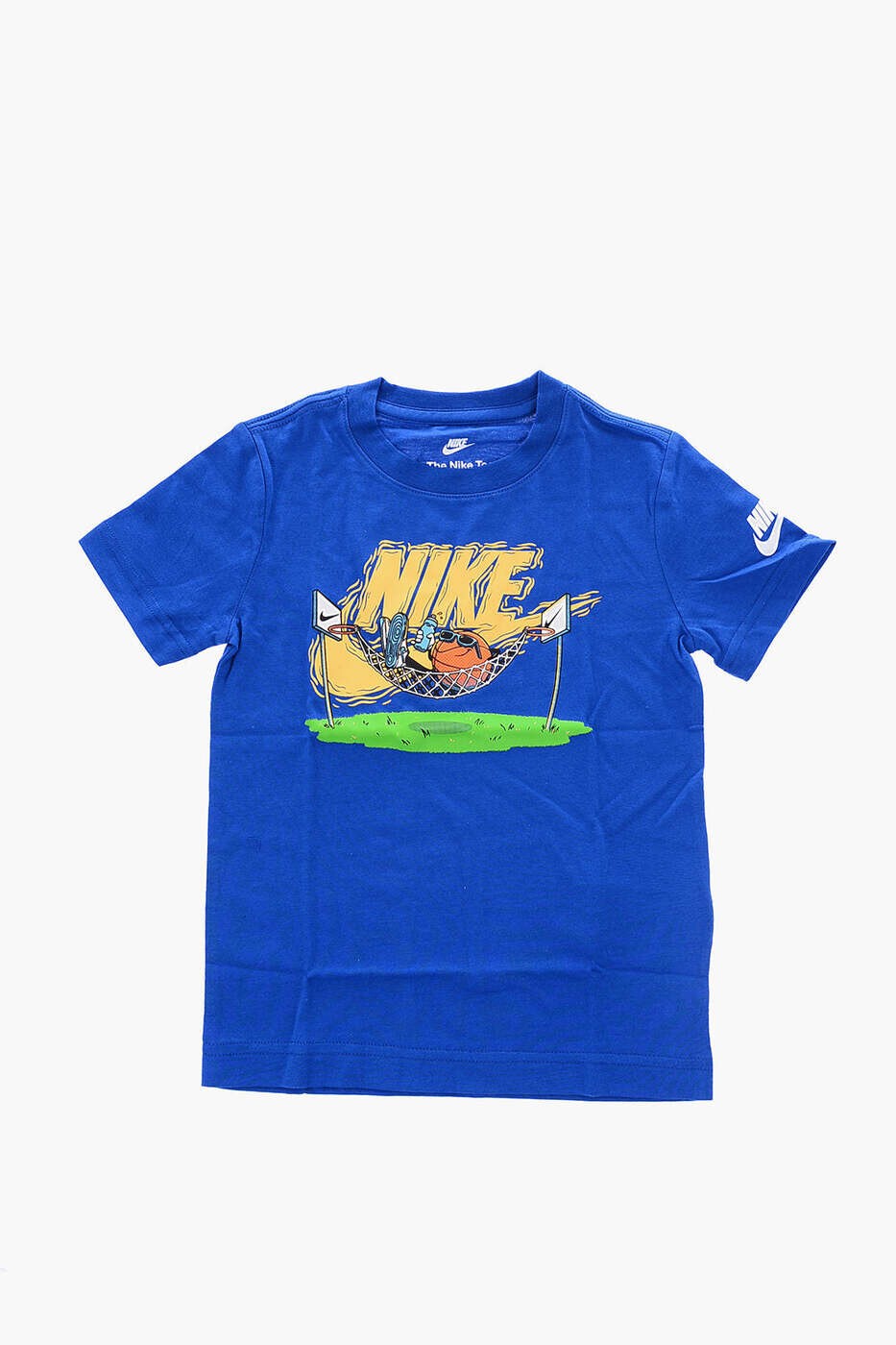 ナイキ NIKE KIDS ロング捩りプルオーバー プルオーバー ボーイズ 青み Long sleeve t-shirts 86J514-U89 関税 貨物輸送無料 dk