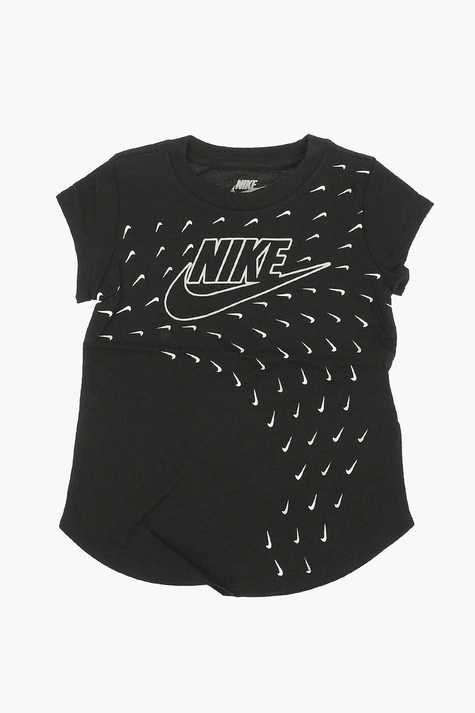 ナイキ NIKE KIDS ロング衣袂ティーシャツ ティーシャツ ガールズ 黒いこと Long sleeve t-shirts 36J070-023 関税 貨物輸送無料 dk