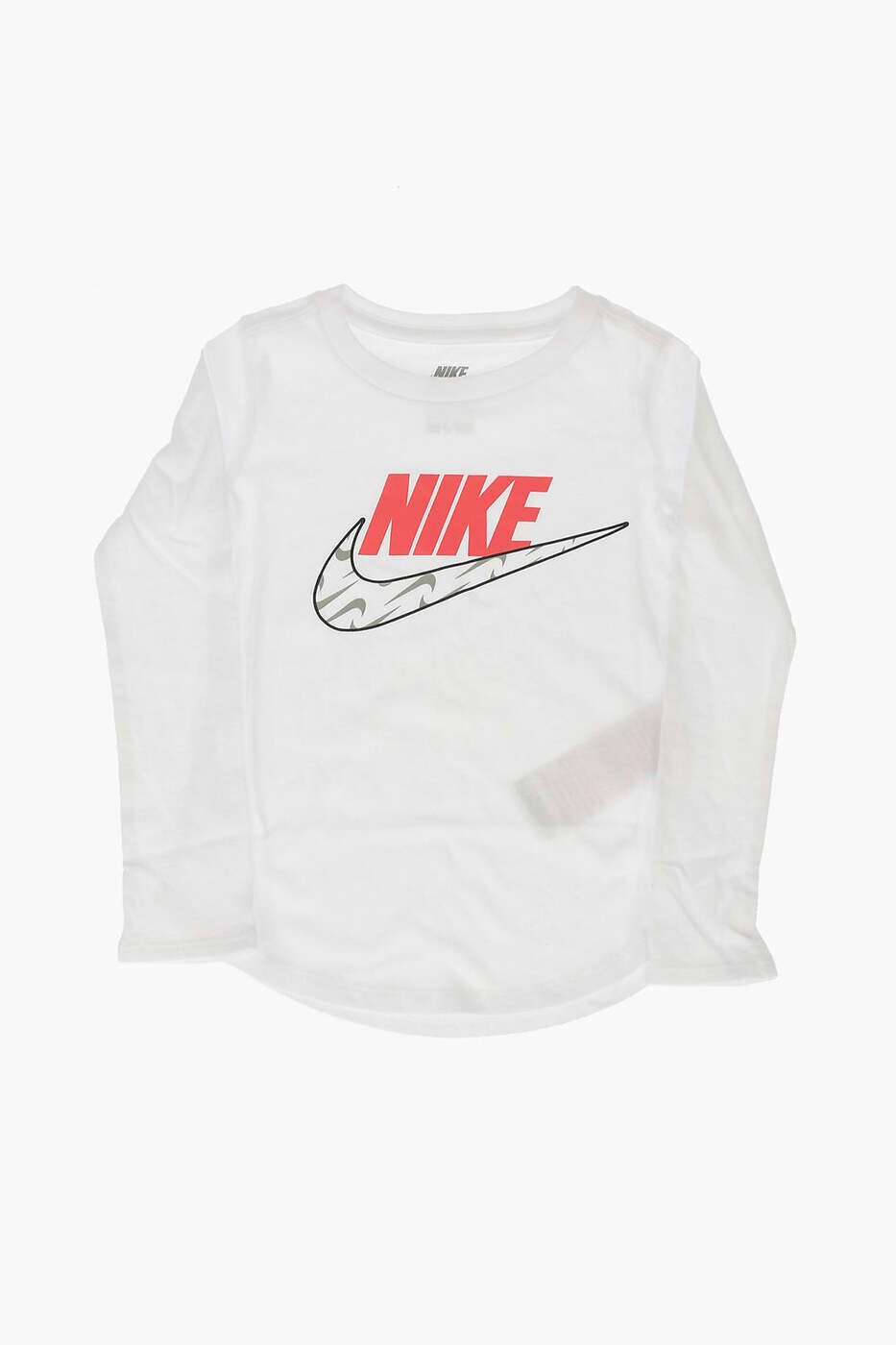 ナイキ NIKE KIDS ロング捩りプルオーバー プルオーバー ボーイズ 白いこと Long sleeve t-shirts 36I346-001 関税 貨物輸送無料 dk