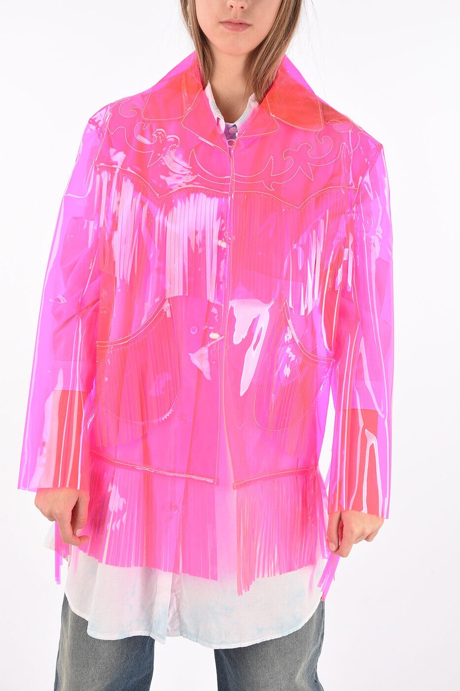 住みか マルジェラ MAISON MARGIELA トレンチコート 厚地の外套 レディース サクラ色 Coats and trench coats S29AM0233 S11679 911 関税 貨物輸送無料 dk