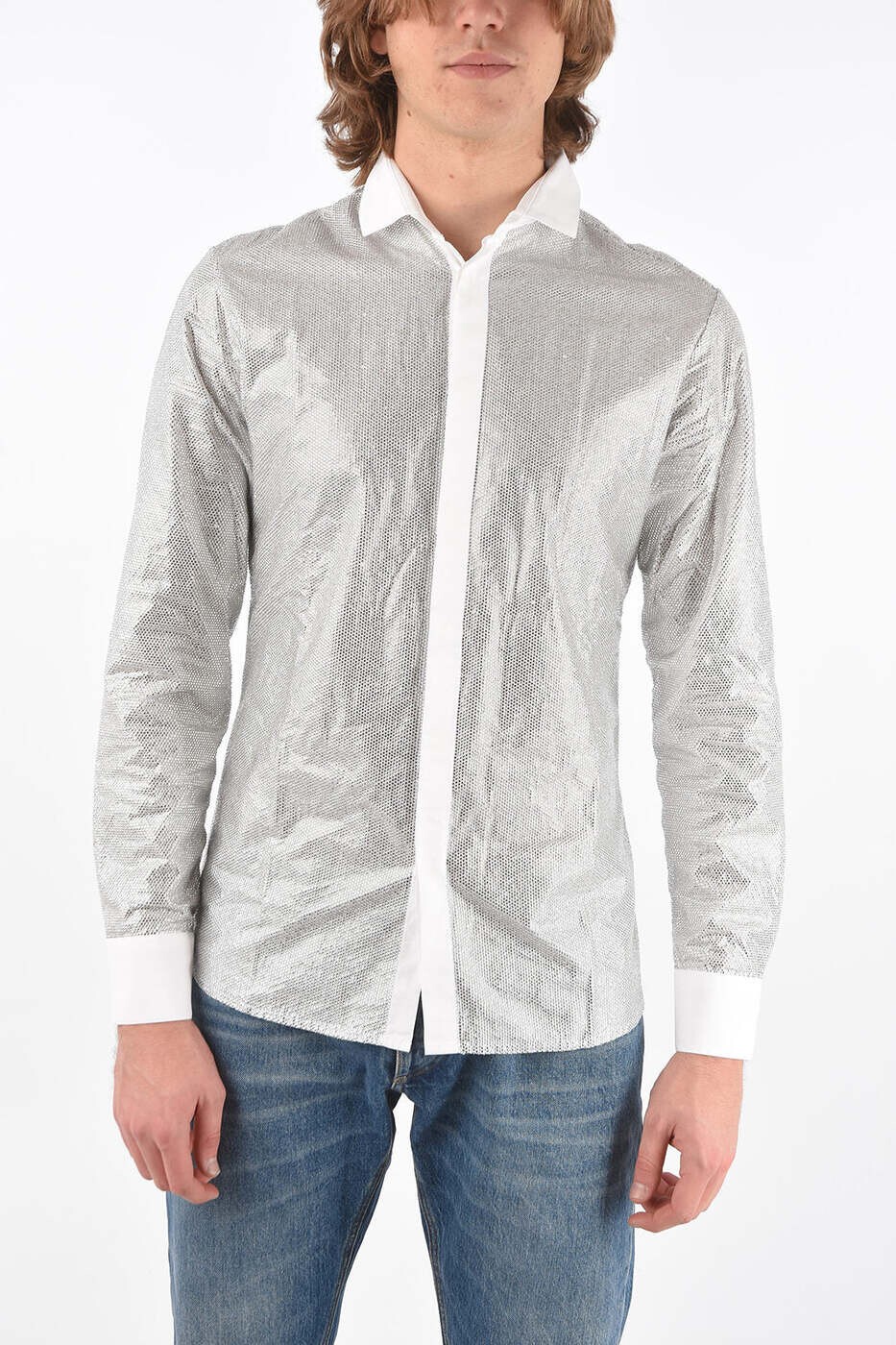 フィリップ 飾り気の無い PHILIPP PLEIN プルオーバー メンズ 白いこと Shirts P19C MRP0962 PTE012N 70 関税 貨物輸送無料 dk