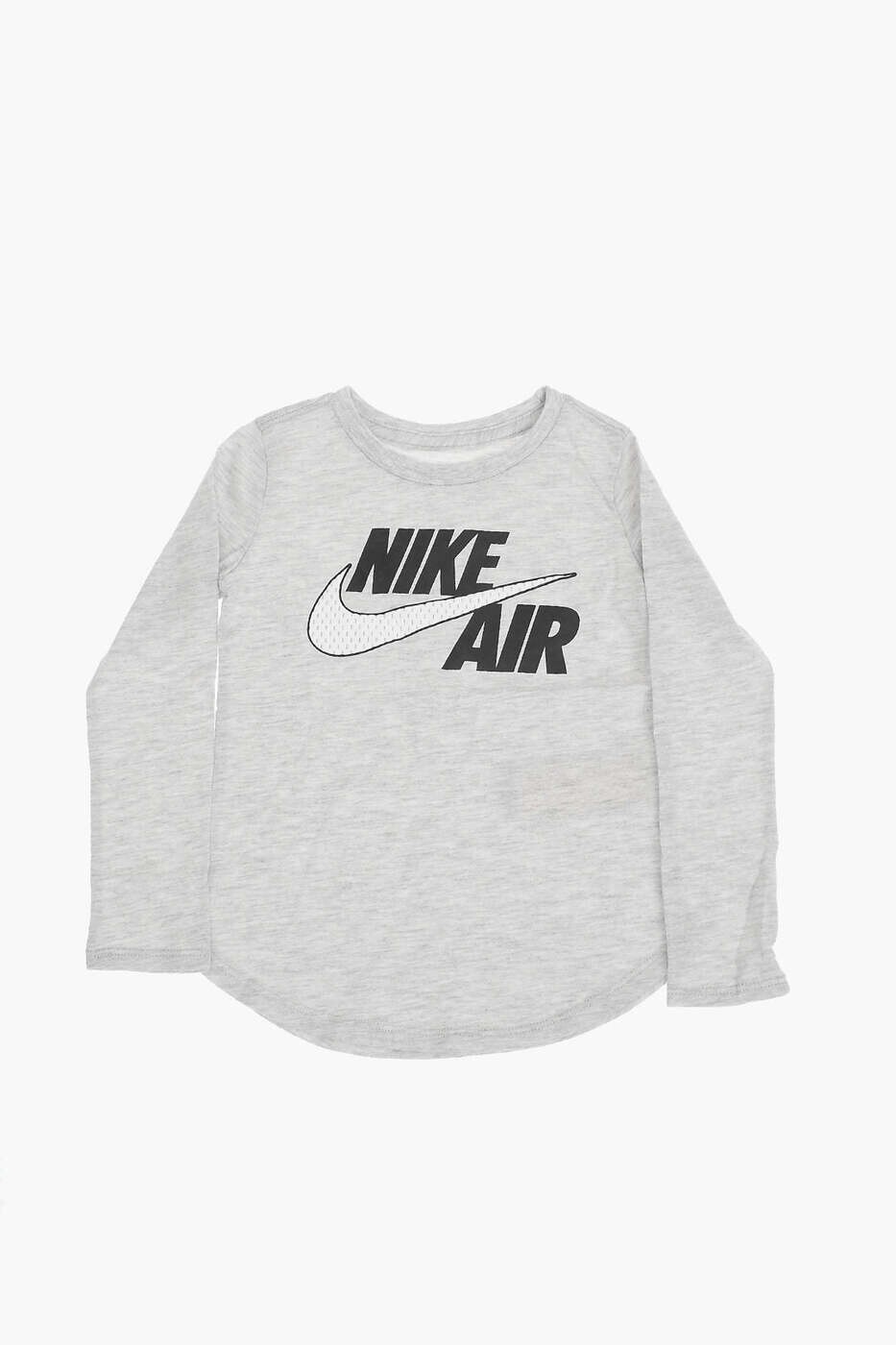ナイキ NIKE KIDS ロング捩りプルオーバー プルオーバー ガールズ 薄墨色 Long sleeve t-shirts 36J069-C87 関税 貨物輸送無料 dk