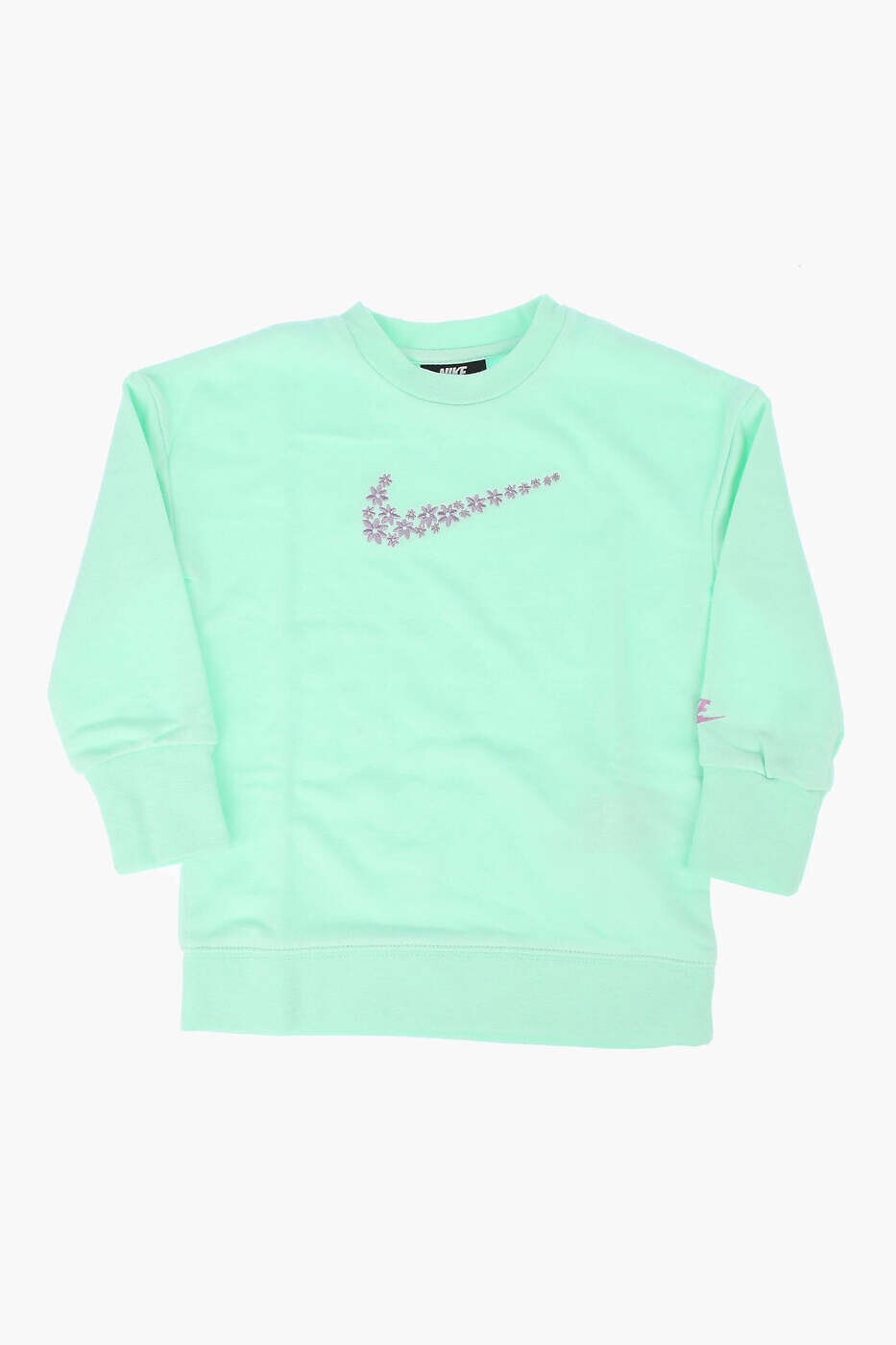 ナイキ NIKE KIDS クルーネックスウェットシャツ 調教師 ガールズ 緑であること Crew neck sweatshirts 36J045-E6D 関税 貨物輸送無料 dk