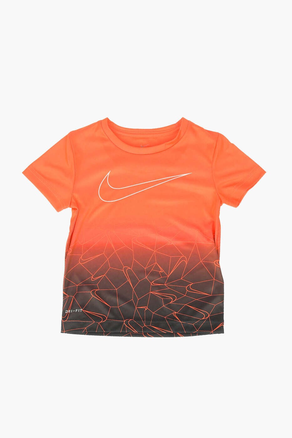 ナイキ NIKE KIDS ロング捩りプルオーバー プルオーバー ボーイズ オレンジ色 Long sleeve t-shirts 86I411-R7F 関税 貨物輸送無料 dk
