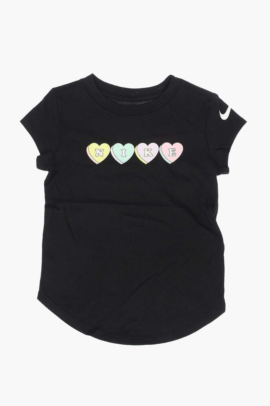 ナイキ NIKE KIDS ロング衣袂ティーシャツ ティーシャツ ガールズ 黒いこと Long sleeve t-shirts 36J088-023 関税 貨物輸送無料 dk