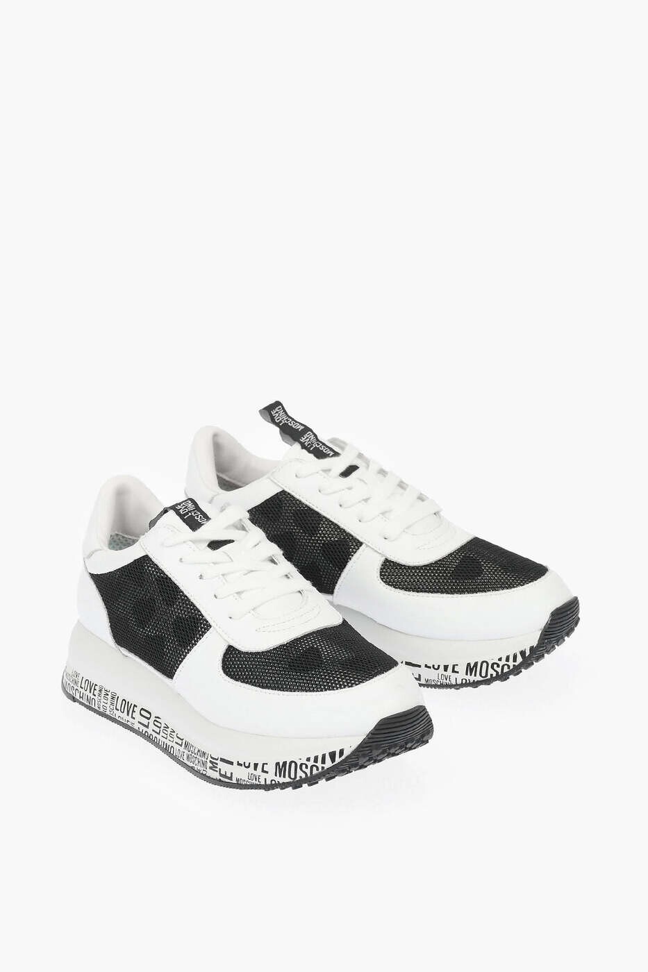 モスキーノ MOSCHINO スニーカー レディース 黒いこと Sneakers JA15384G1EIA810A 関税 貨物輸送無料 dk