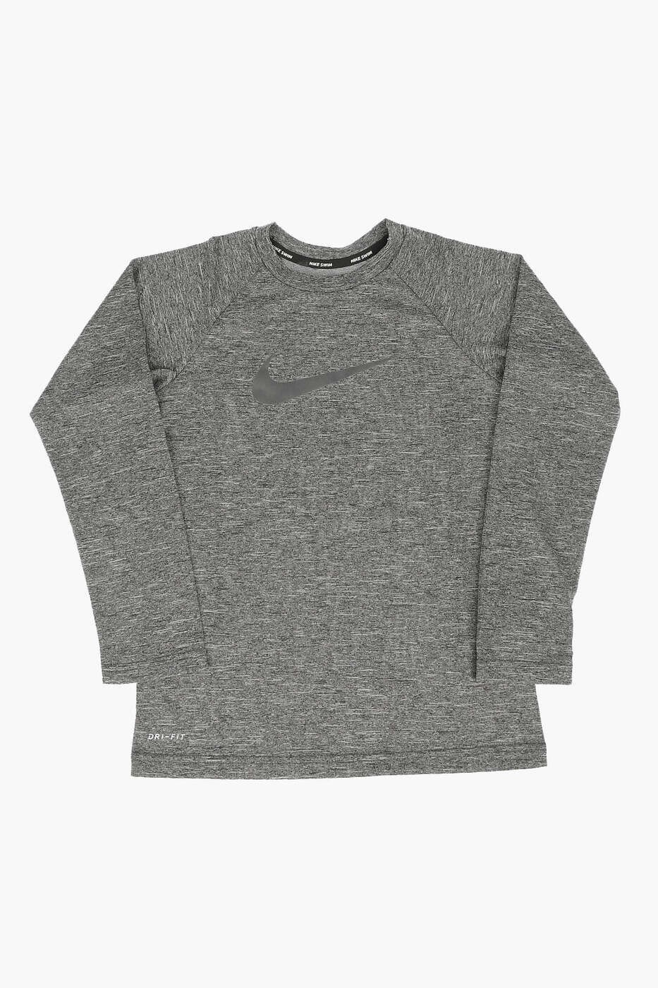 ナイキ NIKE KIDS ロング衣袂ティーシャツ ティーシャツ ボーイズ 薄墨色 Long sleeve t-shirts NESSA826-001 関税 貨物輸送無料 dk