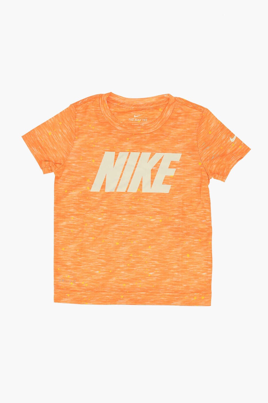 ナイキ NIKE KIDS ロング捩りプルオーバー プルオーバー ボーイズ オレンジ色 Long sleeve t-shirts 86H888 N29 関税 貨物輸送無料 dk
