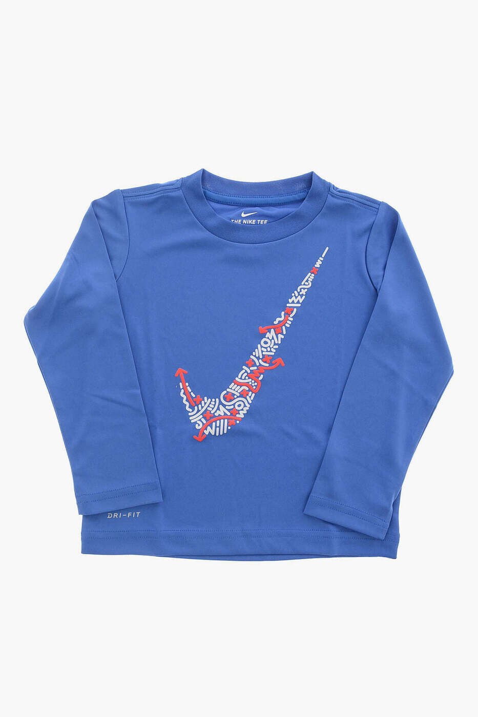ナイキ NIKE KIDS ロング衣袂ティーシャツ ティーシャツ ボーイズ 青碧 Long sleeve t-shirts 8UD828 U89 関税 貨物輸送無料 dk