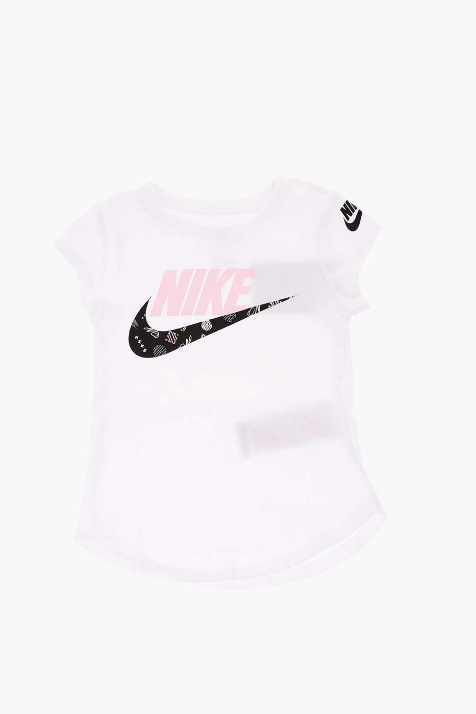 ナイキ NIKE KIDS ロング衣袂ティーシャツ ティーシャツ ガールズ 白いこと Long sleeve t-shirts 36I032-005 関税 貨物輸送無料 dk