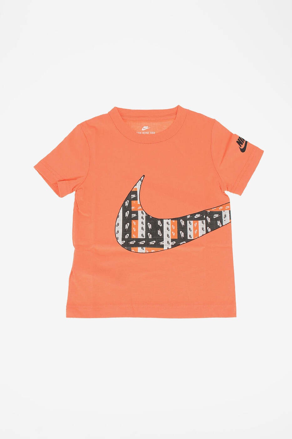 ナイキ NIKE KIDS ロング捩りプルオーバー プルオーバー ボーイズ オレンジ色 Long sleeve t-shirts 86G873 N5P 関税 貨物輸送無料 dk