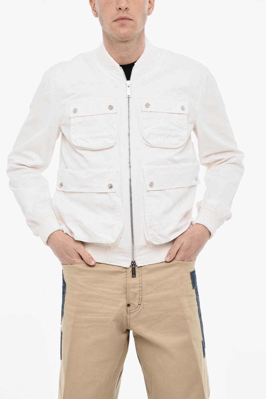 ディースクエアード DSQUARED2 ジャケット メンズ ホワイト Jackets S71AN0522 S41794 100 関税 送料無料 dk|BRANDSHOP「il Tesoro」