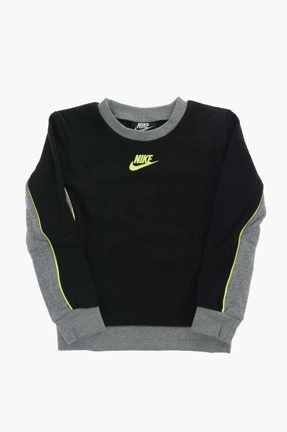 ナイキ NIKE KIDS クルーネックスウェットシャツ 調教師 ボーイズ 黒いこと Crew neck sweatshirts 86H469 023 関税 貨物輸送無料 dk