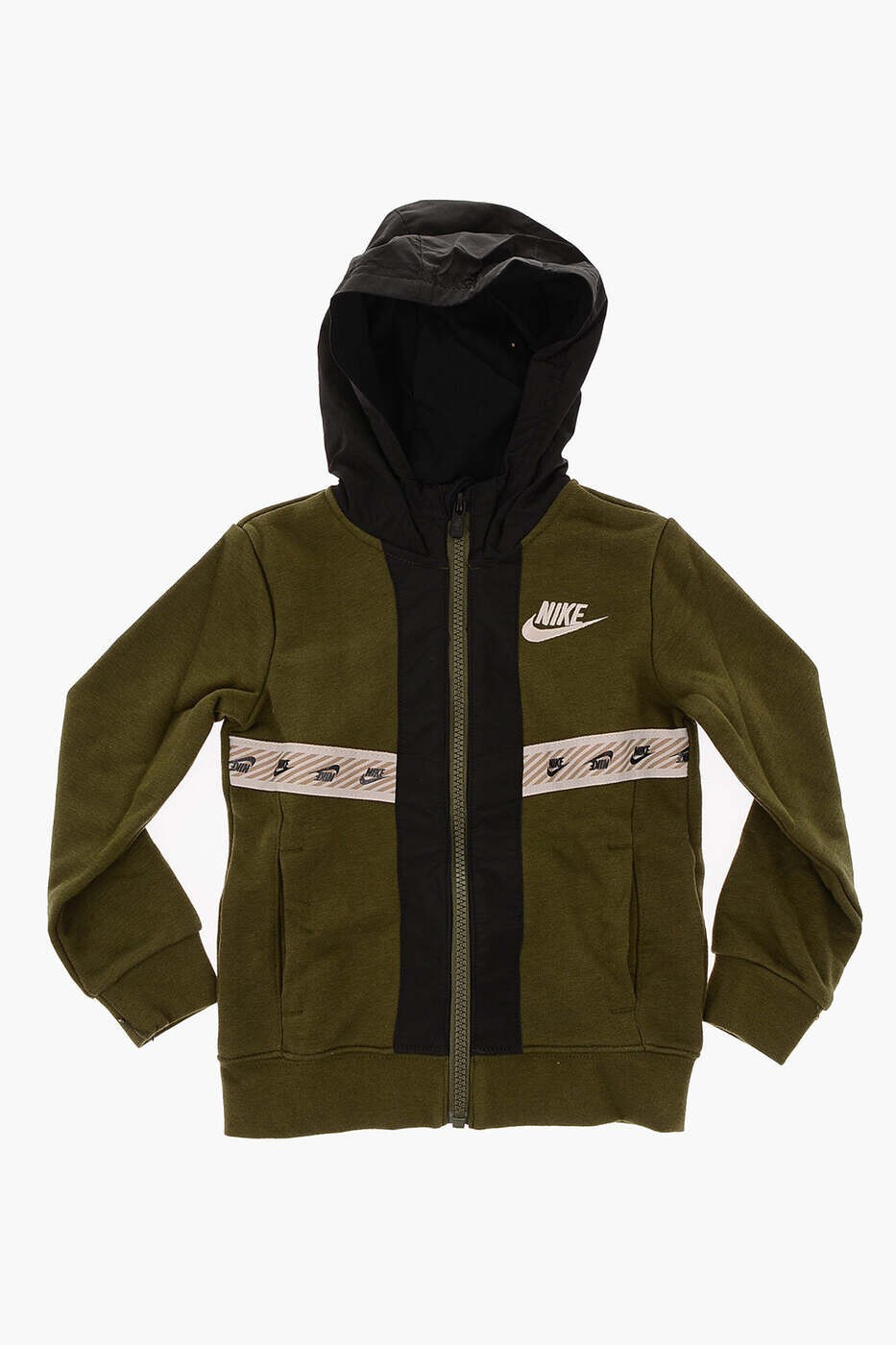 ナイキ NIKE KIDS クルーネックスウェットシャツ 調教師 ボーイズ 緑であること Crew neck sweatshirts 86H932-F1C 関税 貨物輸送無料 dk