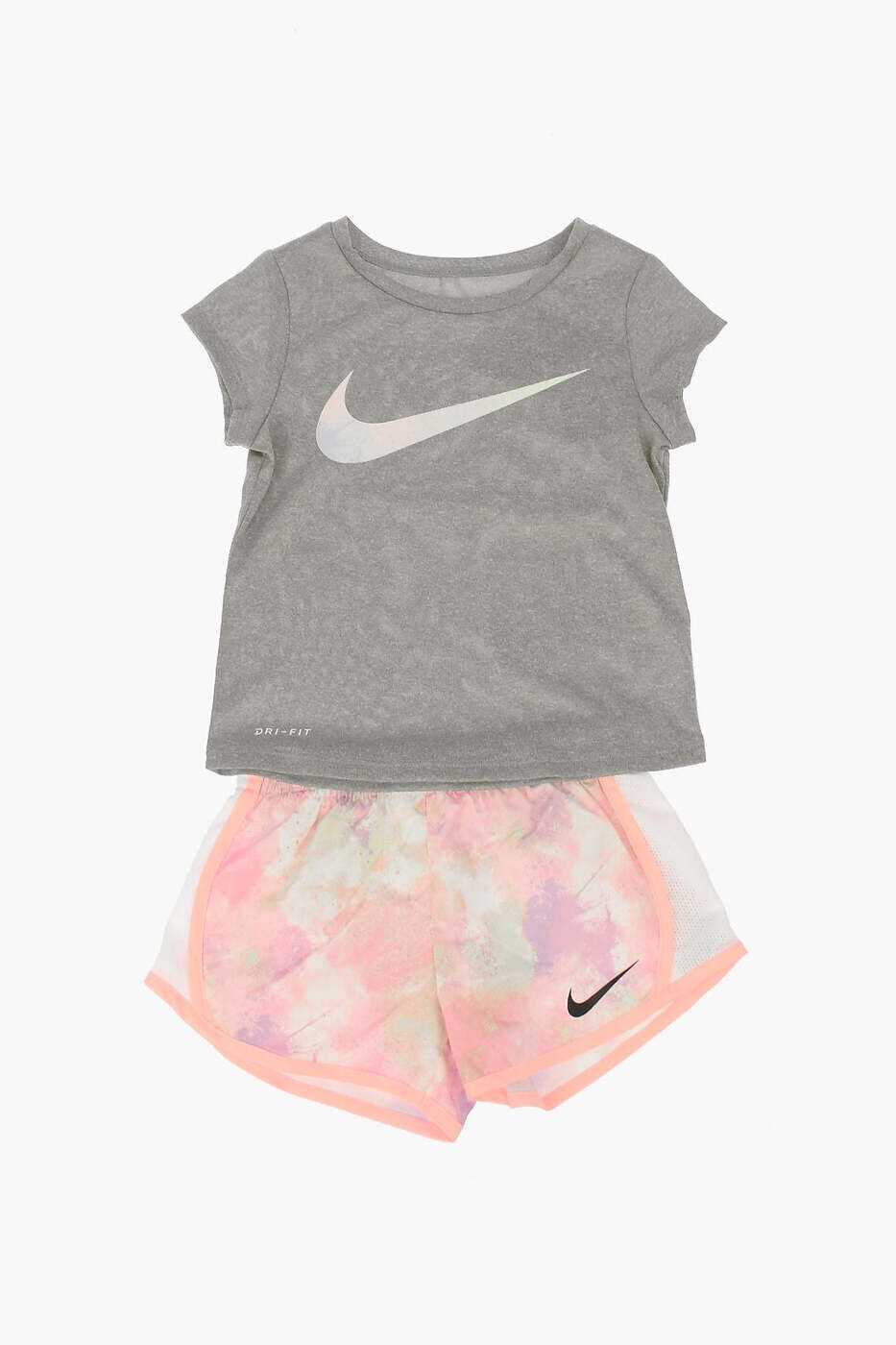 ナイキ NIKE KIDS ロング捩りプルオーバー プルオーバー ガールズ 薄墨色 Long sleeve t-shirts 36H816 A6A 関税 貨物輸送無料 dk