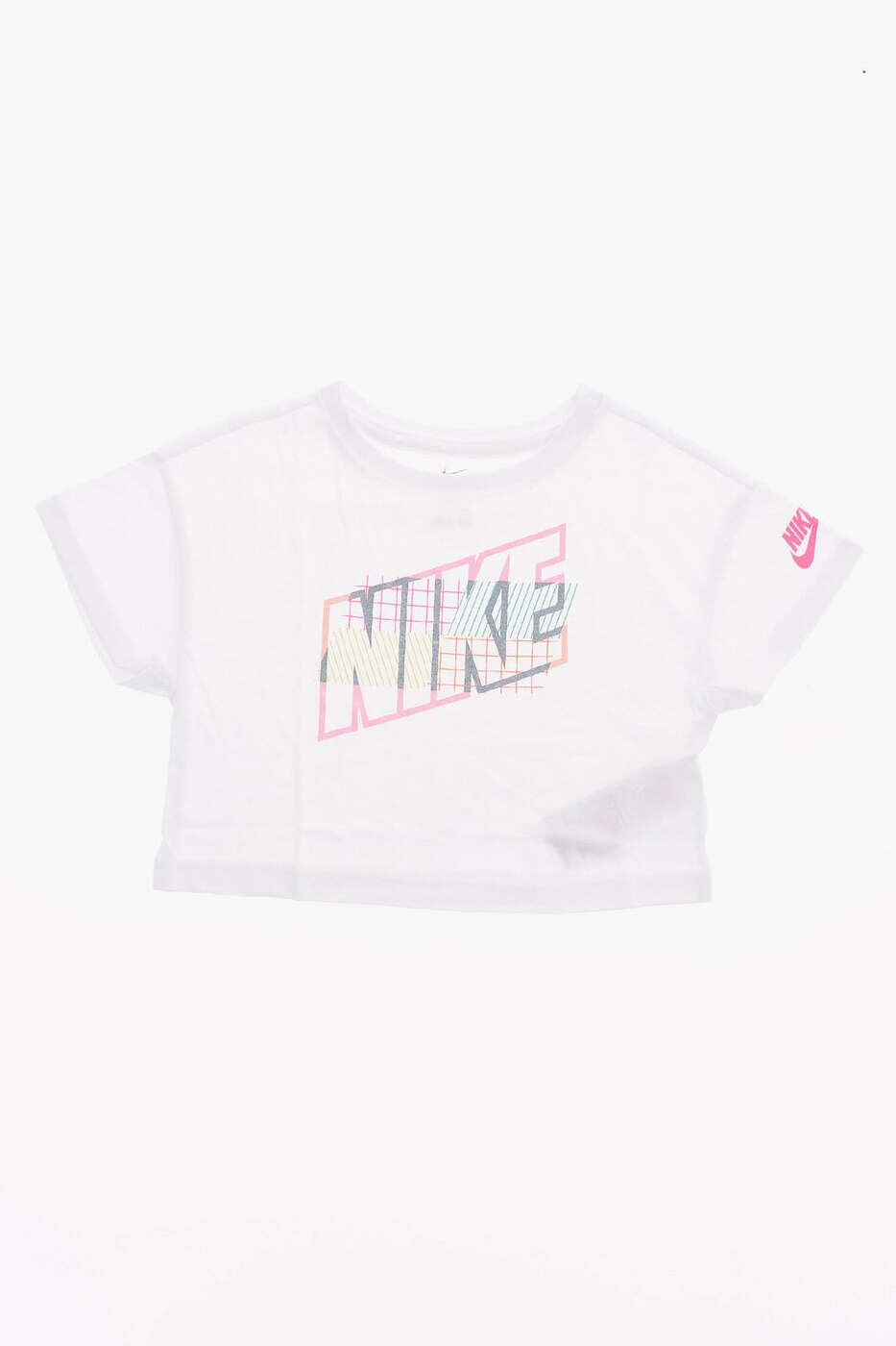 ナイキ NIKE KIDS ロング捩りプルオーバー プルオーバー ガールズ 白いこと Long sleeve t-shirts 36H395 001 関税 貨物輸送無料 dk