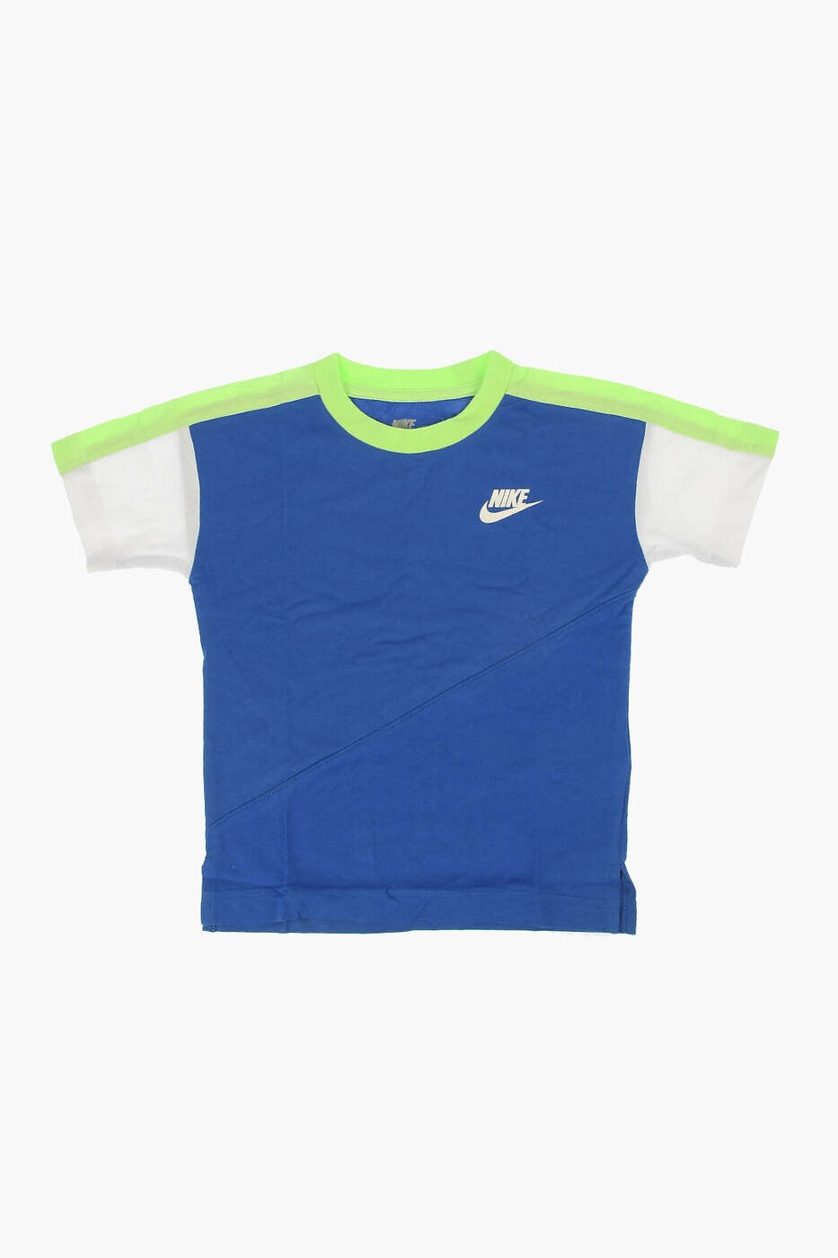 ナイキ NIKE KIDS ロング捩りプルオーバー プルオーバー ボーイズ 青み Long sleeve t-shirts 86H801 U89 関税 貨物輸送無料 dk