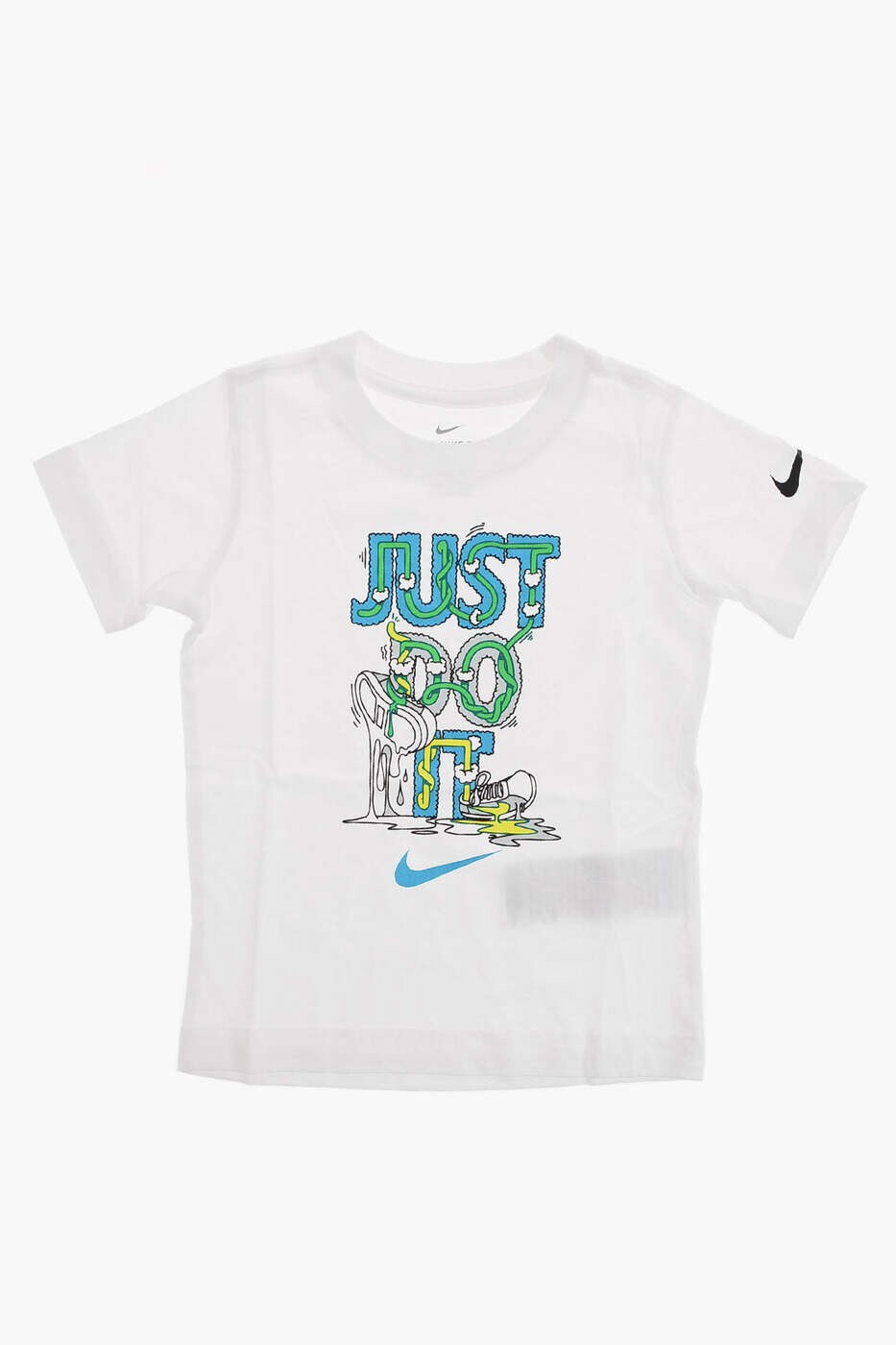 ナイキ NIKE KIDS ロング衣袂ティーシャツ ティーシャツ ボーイズ 白いこと Long sleeve t-shirts 86G505 001 関税 貨物輸送無料 dk