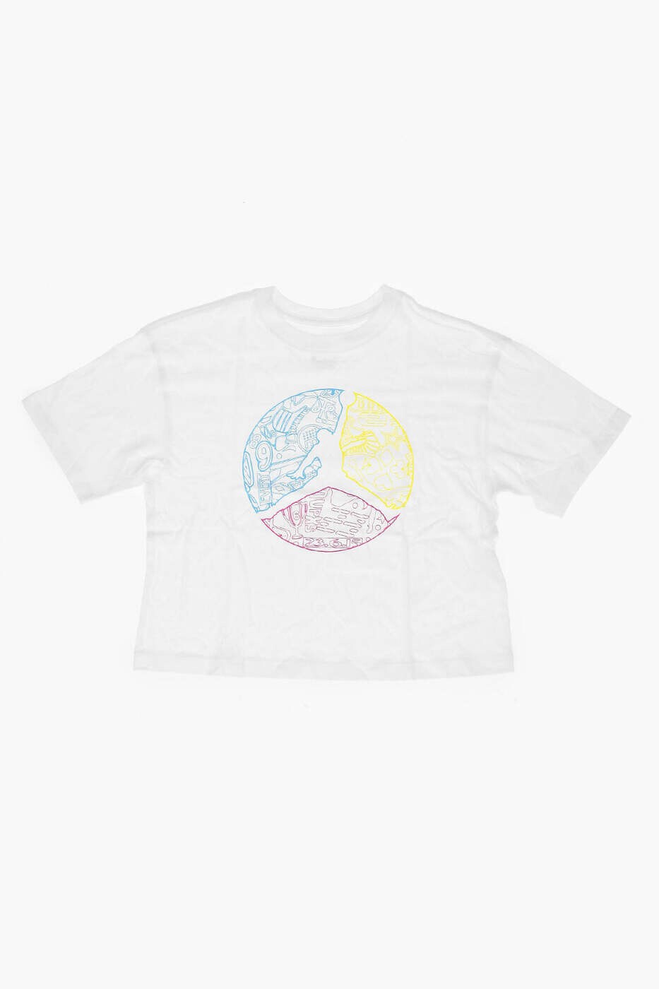 ナイキ NIKE KIDS ロング衣袂ティーシャツ ティーシャツ ガールズ 白いこと Long sleeve t-shirts 45A786-001 関税 貨物輸送無料 dk