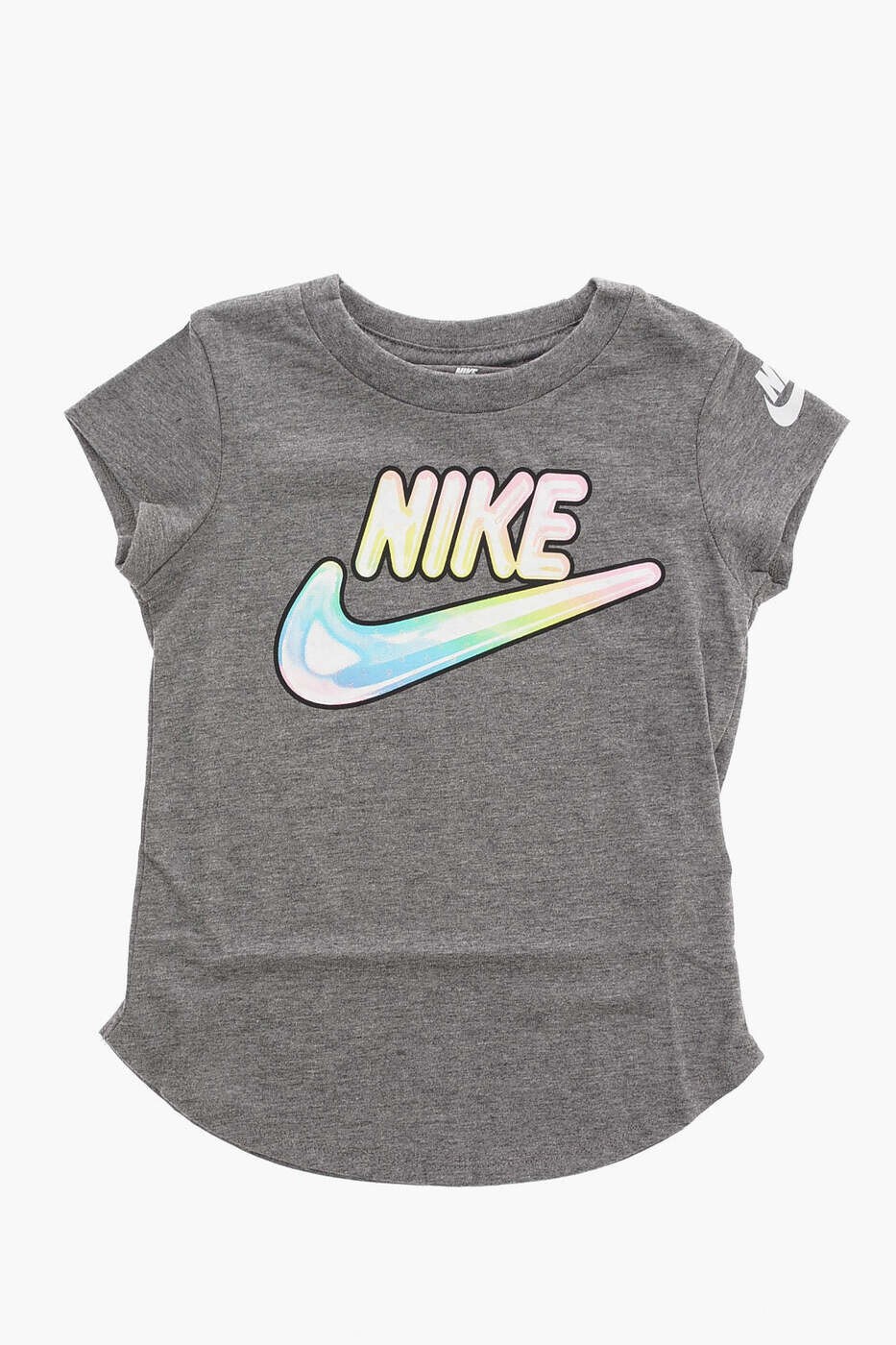 ナイキ NIKE KIDS ロング衣袂ティーシャツ ティーシャツ ガールズ 薄墨色 Long sleeve t-shirts 36G578 GEH 関税 貨物輸送無料 dk