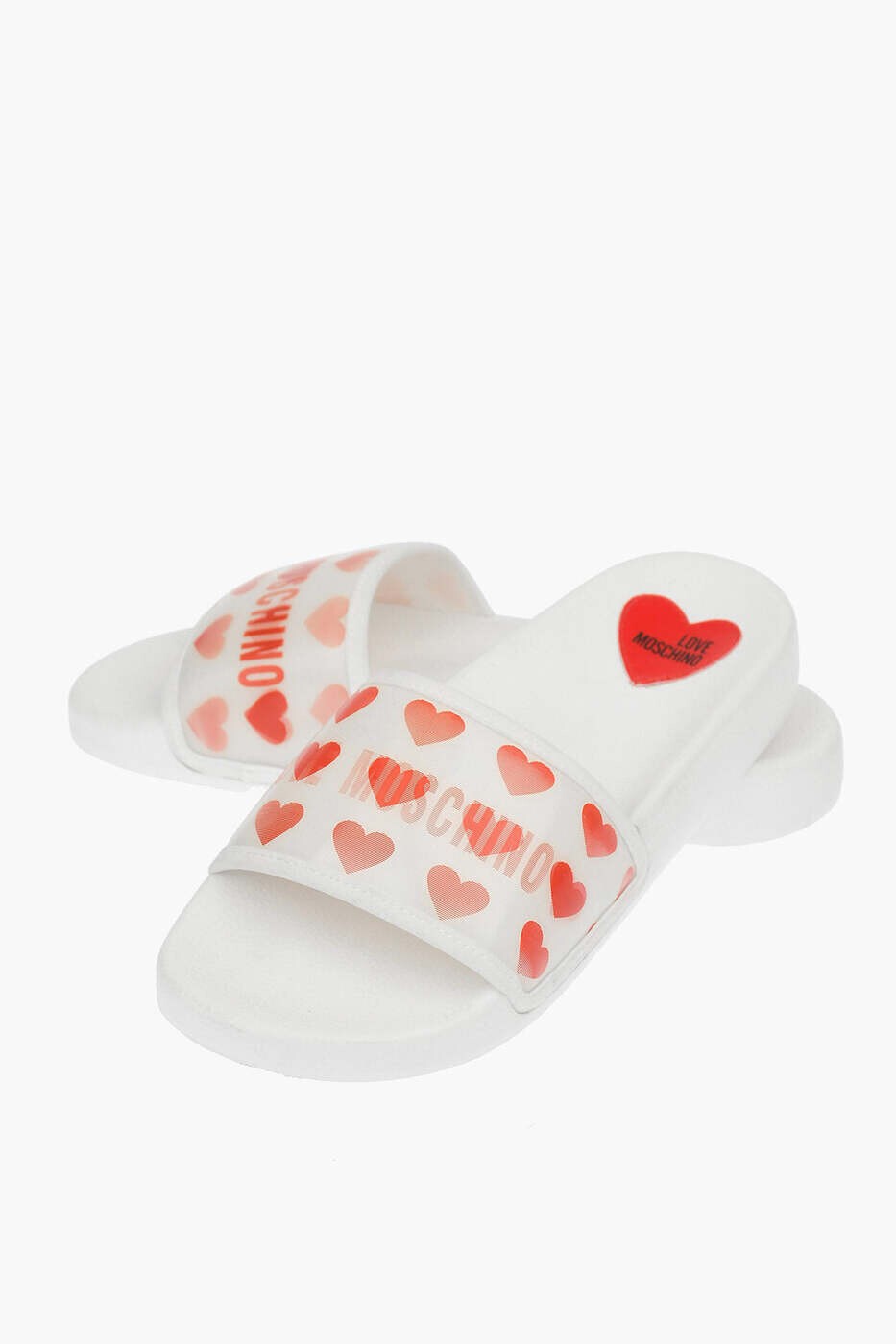 モスキーノ MOSCHINO サンダル レディース ホワイト Sandals JA28022G1CI1110A 関税 送料無料 dk｜BRANDSHOP「il Tesoro」