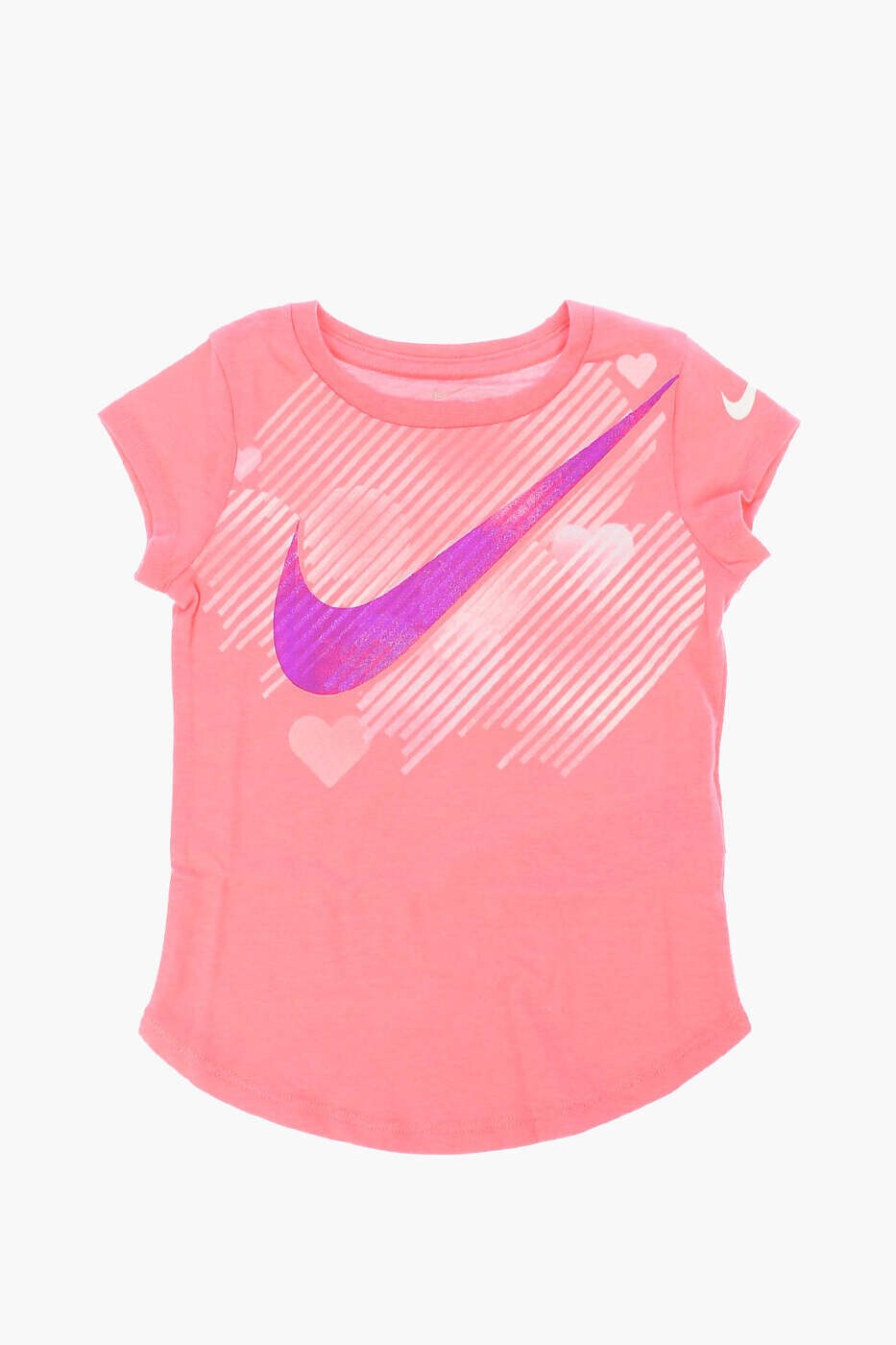 ナイキ NIKE KIDS ロング衣袂ティーシャツ ティーシャツ ガールズ サクラ色 Long sleeve t-shirts 36H786 A0G 関税 貨物輸送無料 dk