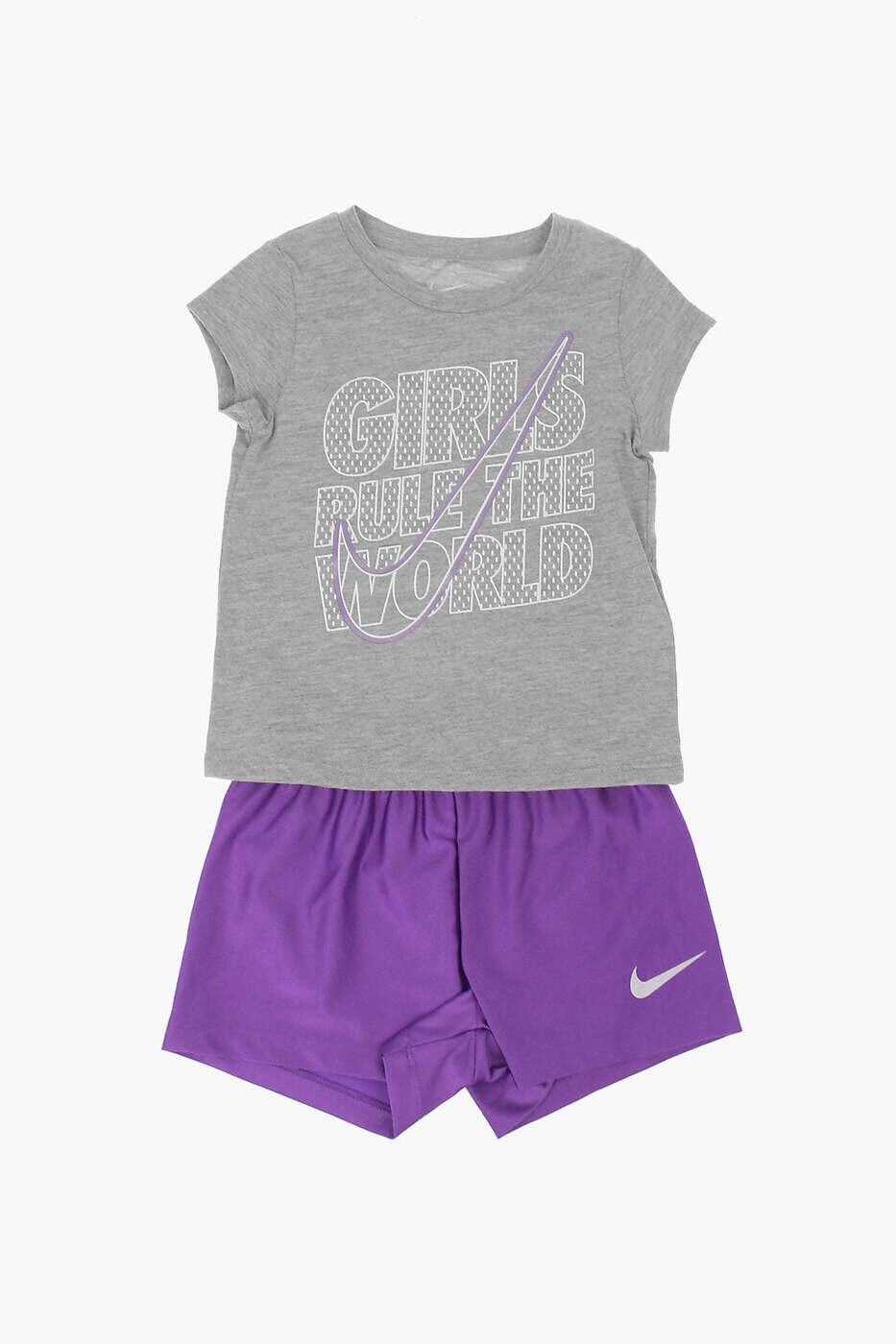 ナイキ NIKE KIDS ロング捩りプルオーバー プルオーバー ガールズ マルチ色つや Long sleeve t-shirts 36H768 P0S 関税 貨物輸送無料 dk