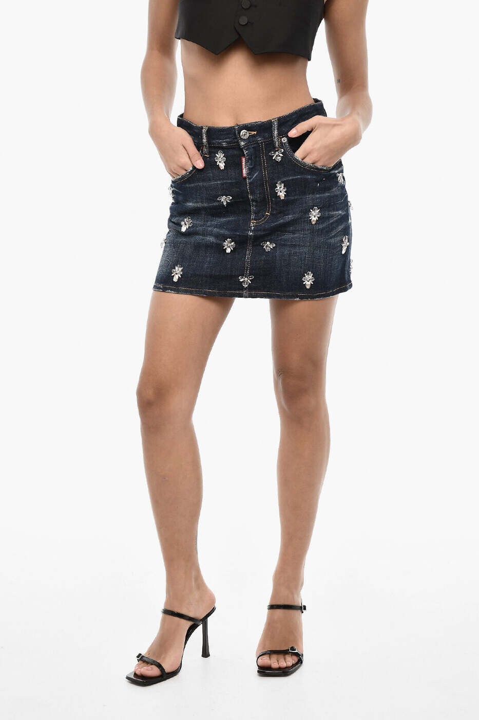 ディースクエアード DSQUARED2 スカート レディース ブルー Skirts S75MA0897 S30342 470 関税 送料無料 dk｜BRANDSHOP「il Tesoro」 60,885円