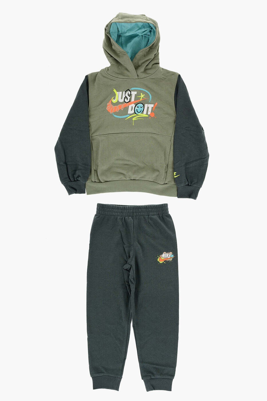 ナイキ NIKE KIDS セットアップ オールインワン ボーイズ 緑であること Jumpsuits 86M279-E6H 関税 貨物輸送無料 dk