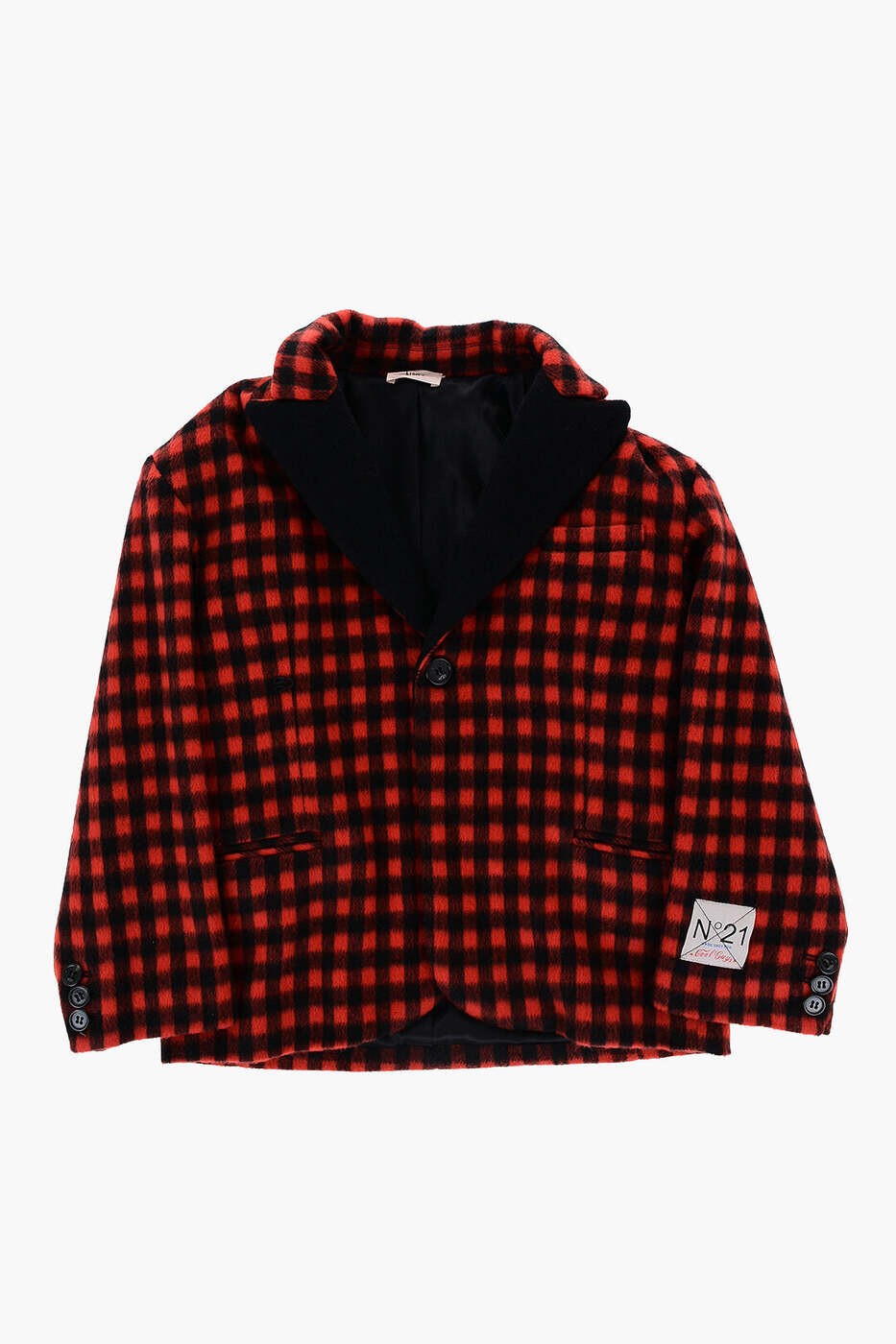 ヌメロ ヴェントゥーノ N.21 バイカージャケット 上衣 ガールズ 黒いこと Biker jackets N21713 N0287 0N407 関税 貨物輸送無料 dk