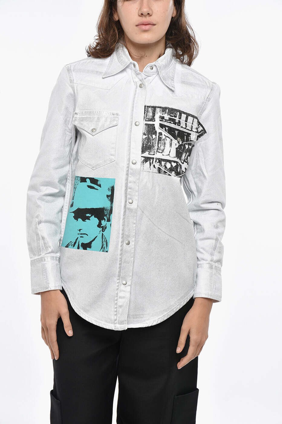 カルバンクライン CALVIN KLEIN シャツ レディース ホワイト Shirts J20J211248 911 関税 送料無料 dk