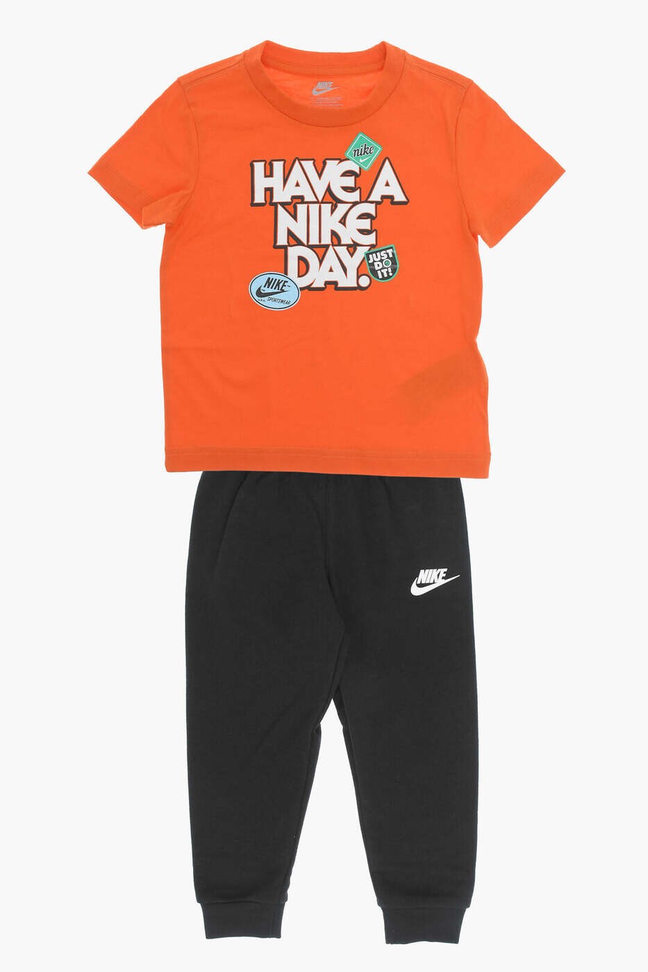 ナイキ NIKE KIDS セットアップ オールインワン ボーイズ オレンジ色 Jumpsuits 86L858-023 関税 貨物輸送無料 dk