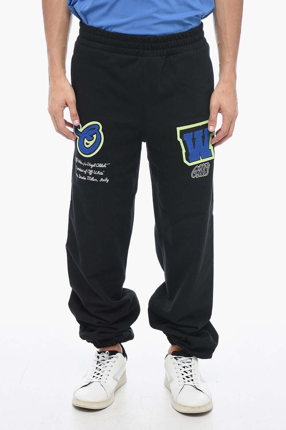 オフホワイト OFF WHITE ズボン パンツ メンズ ブラック Trousers OMCH029S23FLE0091069 関税 送料無料 dk｜BRANDSHOP「il Tesoro」