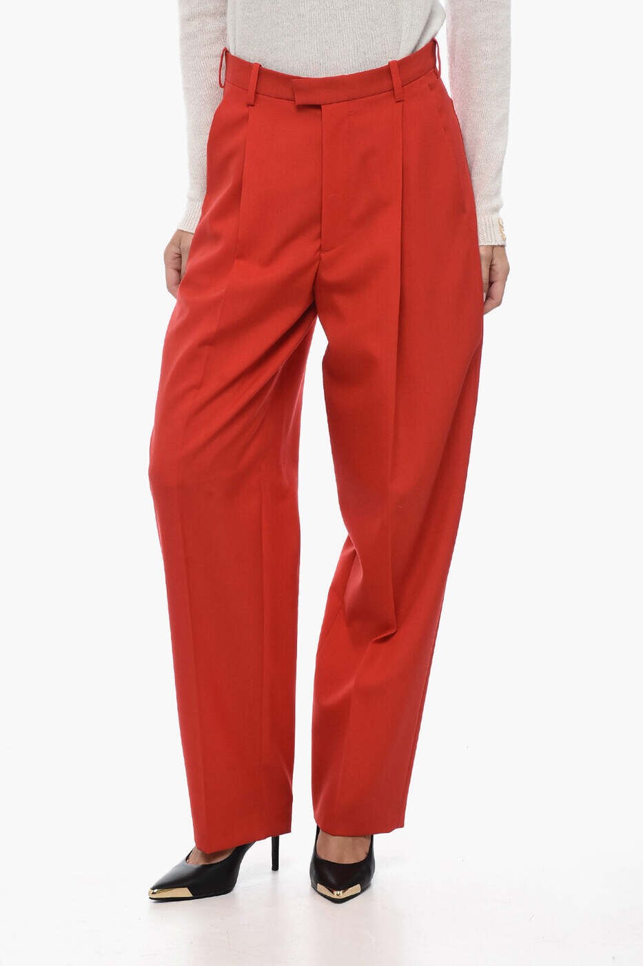 マルニ MARNI ズボン パンツ レディース レッド Trousers PAMA0449U0 TW839 00R64 関税 送料無料 dk｜BRANDSHOP「il Tesoro」