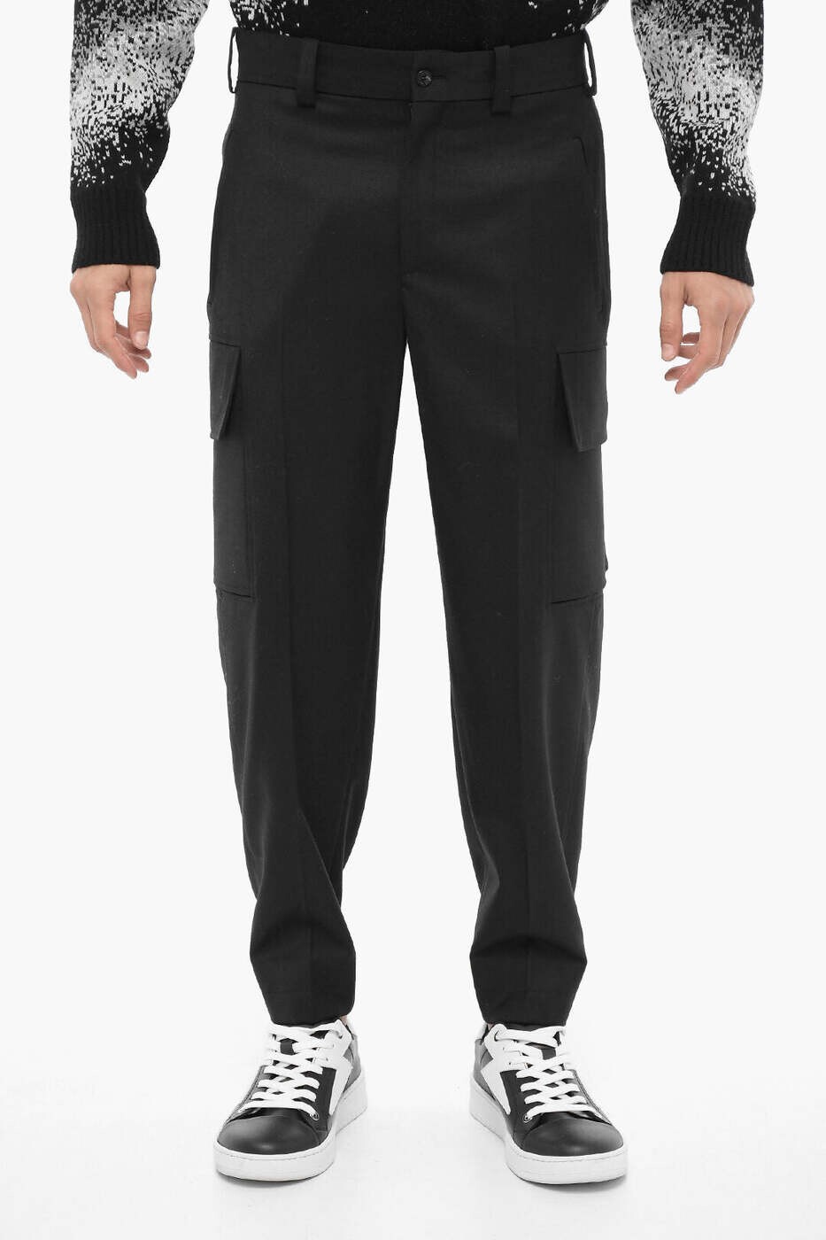 ニール バレット NEIL BARRETT ズボン パンツ メンズ ブラック Trousers NBV3PA077A V011 001 関税 送料無料 dk|BRANDSHOP「il Tesoro」