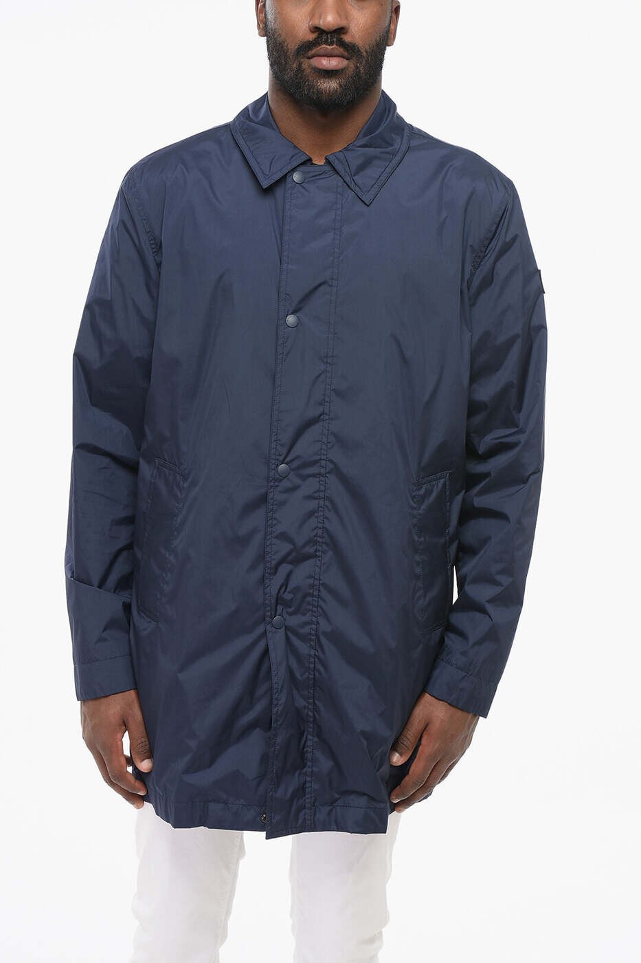 羊毛分限者 WOOLRICH 上衣 メンズ 青色 Jackets CFWOOU0222MRUT2064 3496 関税 貨物輸送無料 dk