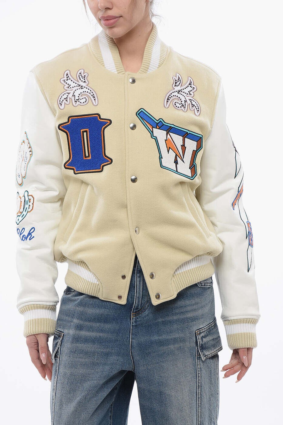 オフホワイト OFF WHITE スーツジャケット スーツ ジャケット レディース ベージュ Suit Jackets OWEK006S24FAB0010301 関税 送料無料 dk｜BRANDSHOP「il Tesoro」
