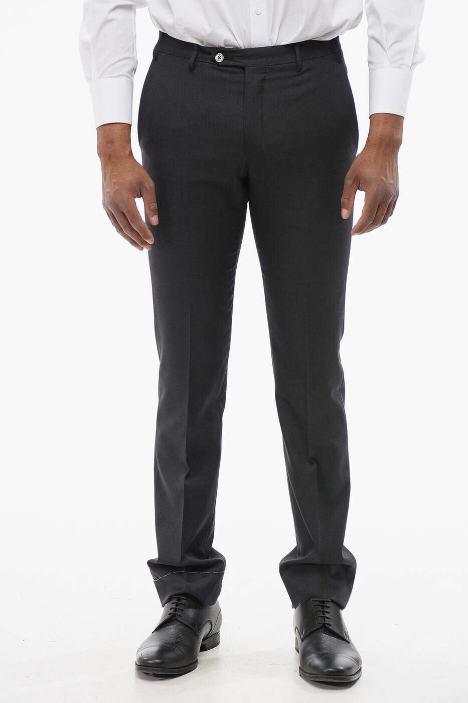 コルネリアーニ CORNELIANI ズボン パンツ メンズ グレー Trousers 765263 5818060 013 関税 送料無料 dk|BRANDSHOP「il Tesoro」
