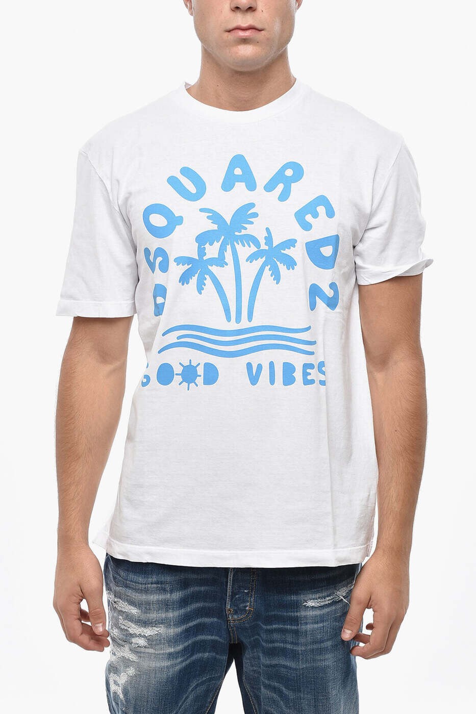 ディースクエアード DSQUARED2 プルオーバー メンズ 白いこと T-shirts S71GD1386 S22507 100 関税 貨物輸送無料 dk
