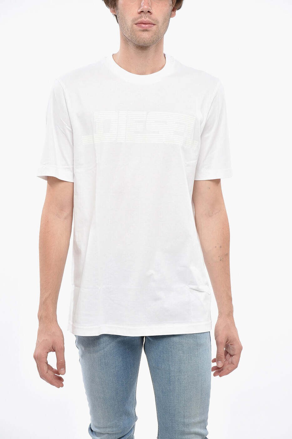 ディーゼル DIESEL ティーシャツ メンズ 白いこと T-shirts A16861 RPATI 100 関税 貨物輸送無料 dk