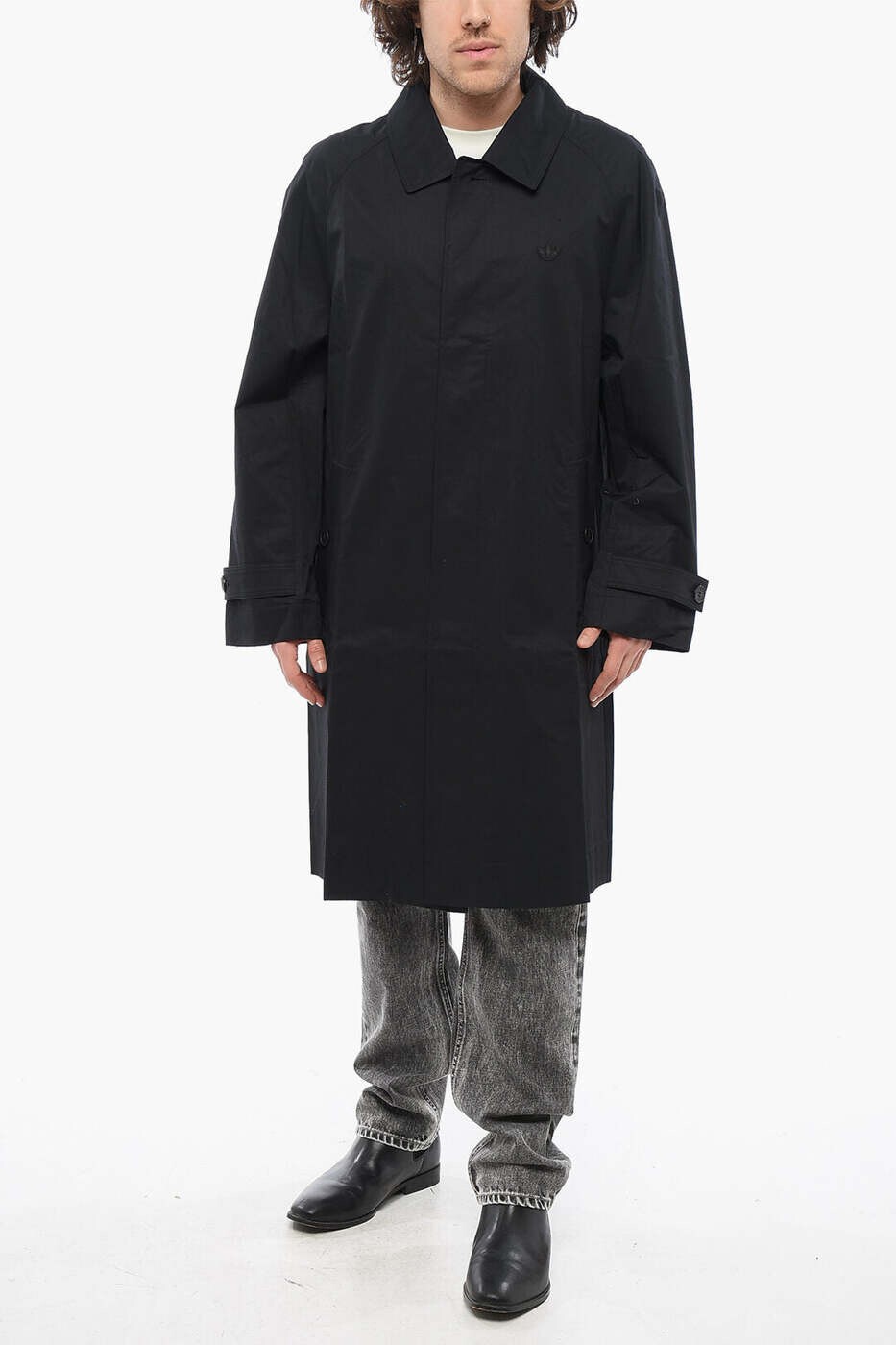 アディダス ADIDAS トレンチ コート メンズ ブラック Coats and Trench HM6500PL BLK 関税 送料無料 dk｜BRANDSHOP「il Tesoro」