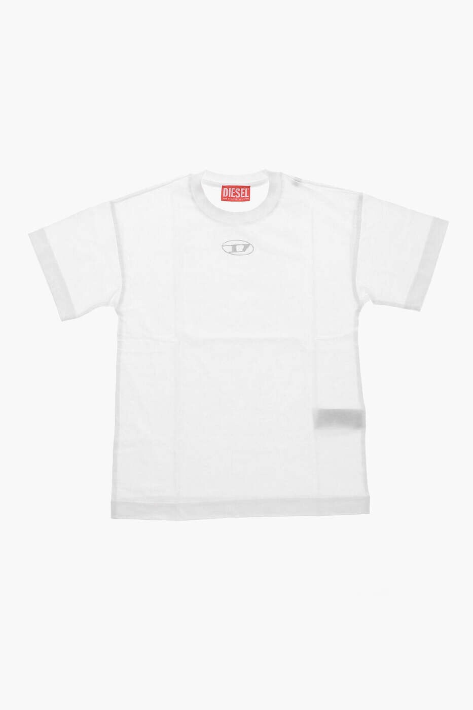 ディーゼル DIESEL ロング衣袂ティーシャツ ティーシャツ ボーイズ 白いこと Long sleeve t-shirts J02022 00YI9 K100 関税 貨物輸送無料 dk