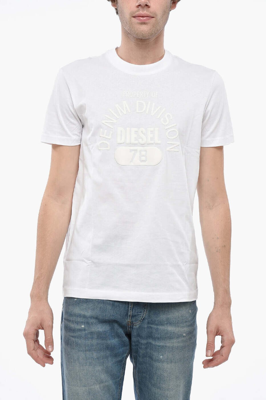 ディーゼル DIESEL ティーシャツ メンズ 白いこと T-shirts A12248 RPATI 100 関税 貨物輸送無料 dk